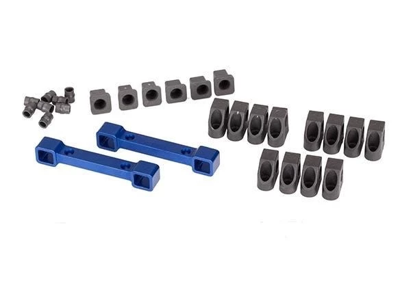 Traxxas Mounts, Suspension Arms, Aluminum (blue-anodized) (front & Rear) 1 Traxxas Mounts, Suspension Arms, Aluminum (blue-anodized) (front & Rear)