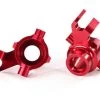 Traxxas Left & Right Aluminum Steering Blocks, Red-Anodized (2)