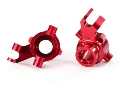 Traxxas Left & Right Aluminum Steering Blocks, Red-Anodized (2)
