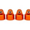 Traxxas Shock Caps, Aluminum (orange-anodized) (GT-Maxx) (4)