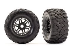 Traxxas Tires & Wheels, Mounted Maxx All-Terrain Tires (TSM Rated) (2)