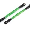 Traxxas Toe Links, Front (TUBES Green, Aluminum)