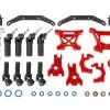 Traxxas Outer Driveline & Suspension Upgrade Kit, Extreme Heavy Duty, Red