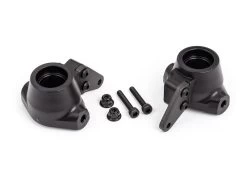 Traxxas Aluminum Left/Right Steering Blocks, Dark (Sledge) (2)
