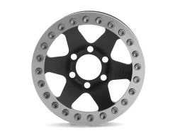 Vanquish Products Method MR310 1.9" Beadlock Crawler Wheels, Black/Silver (2)