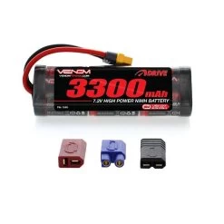 Venom DRIVE 7.2V 3300mAh 6-Cell NiMH Battery, Flat, UNI 2.0 Plug